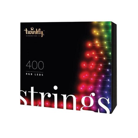 HOLIDAY BRIGHT LIGHTS Twinkly LED Micro5mm Multicolored 400 ct String Christmas Lights 105 ft R400LTWP